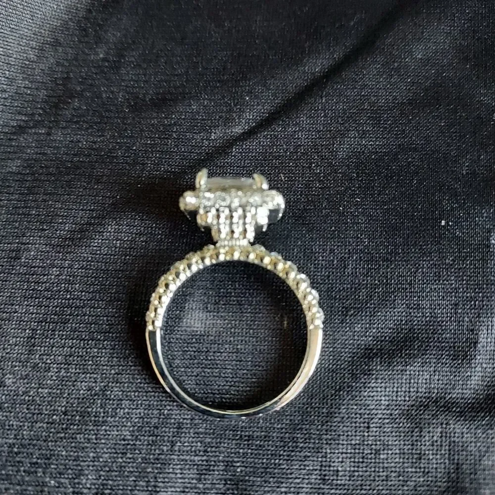 Princess Cut Cushion Diamond Ring